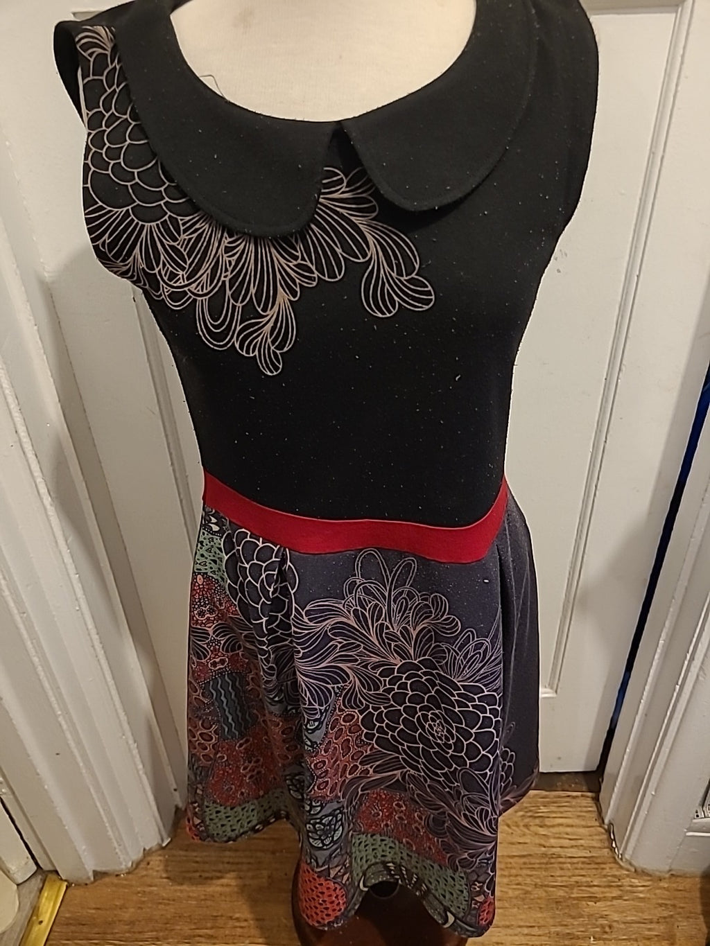Ladies Smash Size Large Multicoloured Dress(Heavy Bobbling)