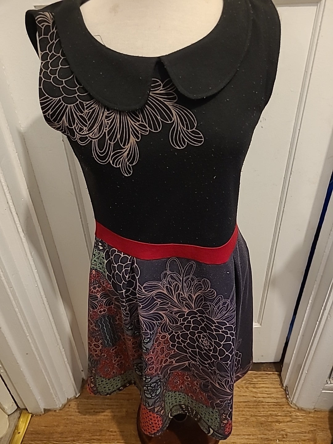 Ladies Smash Size Large Multicoloured Dress(Heavy Bobbling)