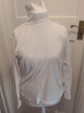 EWM 16 Approx High Neck White Blouse
