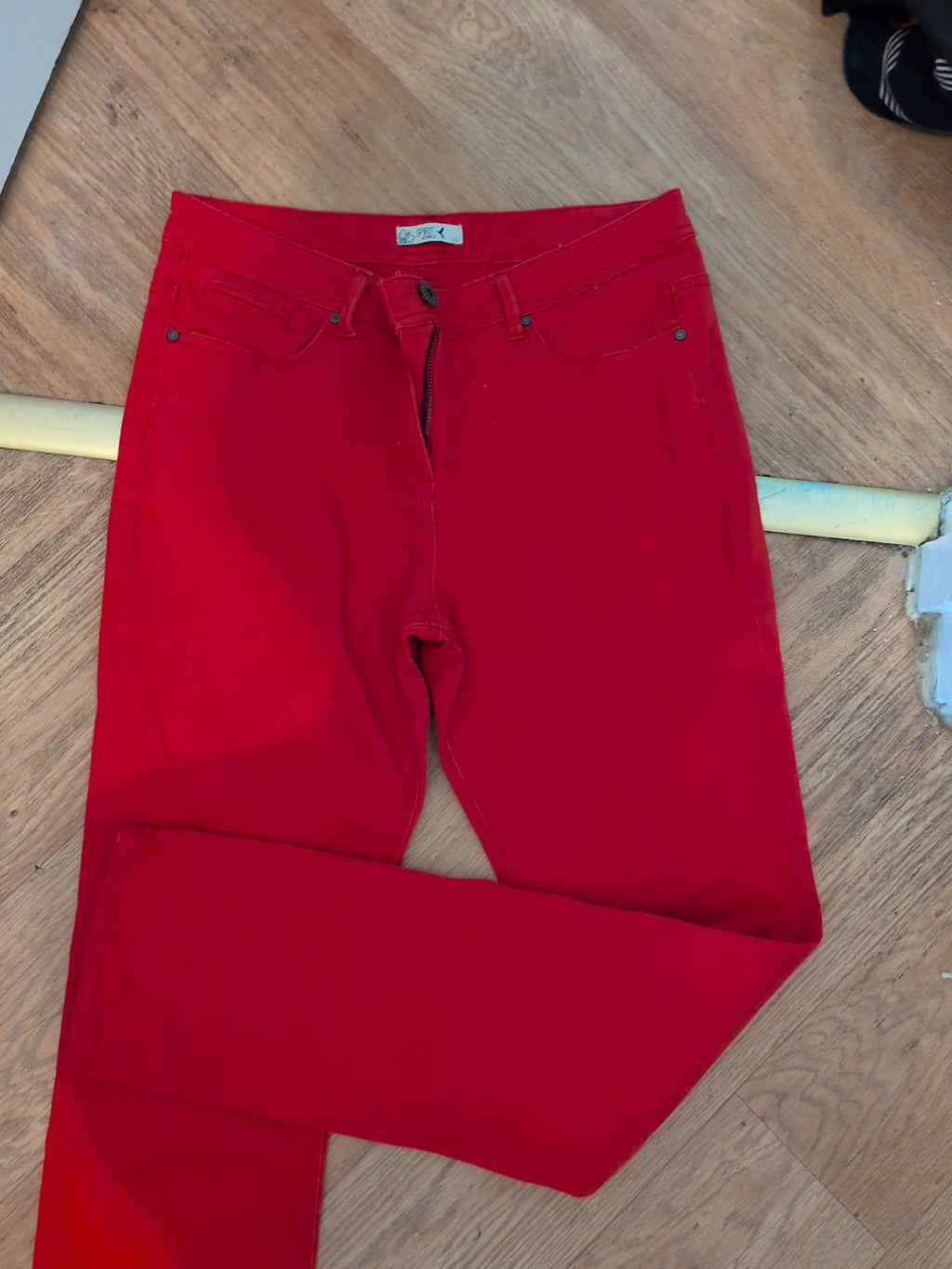 Spirit By M&Co 12 Red Denim Jeans