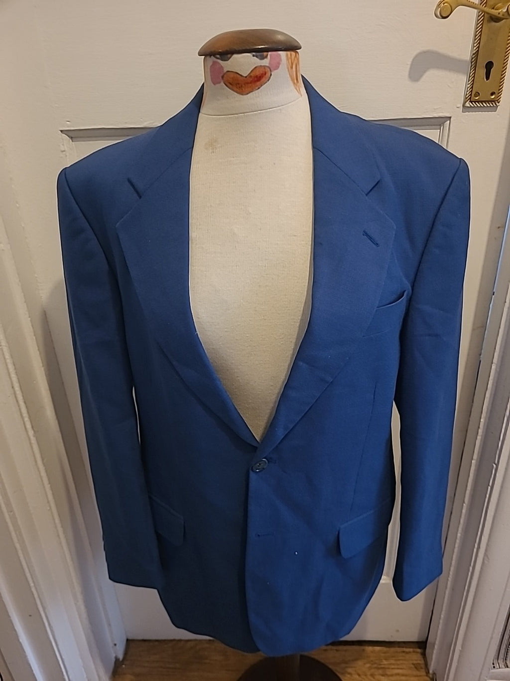 Mens Gurteen Size 38R Navy Blue Padded Lined Blazer