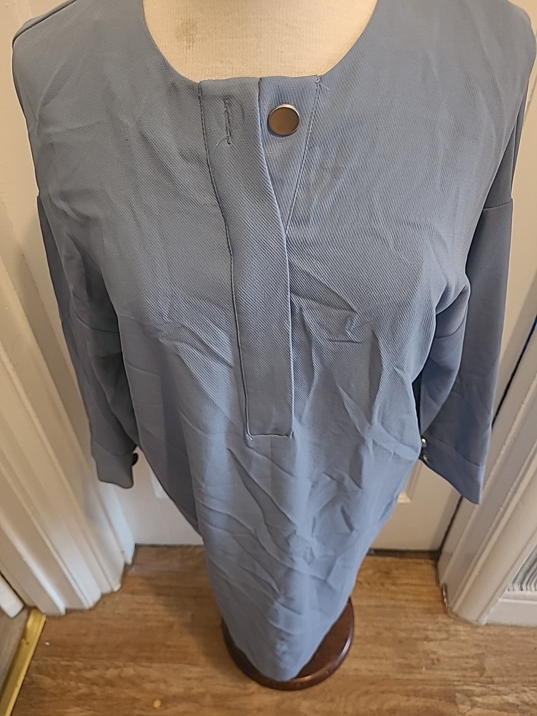 Ladies Zara Size Small Mid Sleeved Oversized Longline Shirt