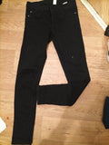Ladies H&M Size 30/32 Black Jeggings Low Waist