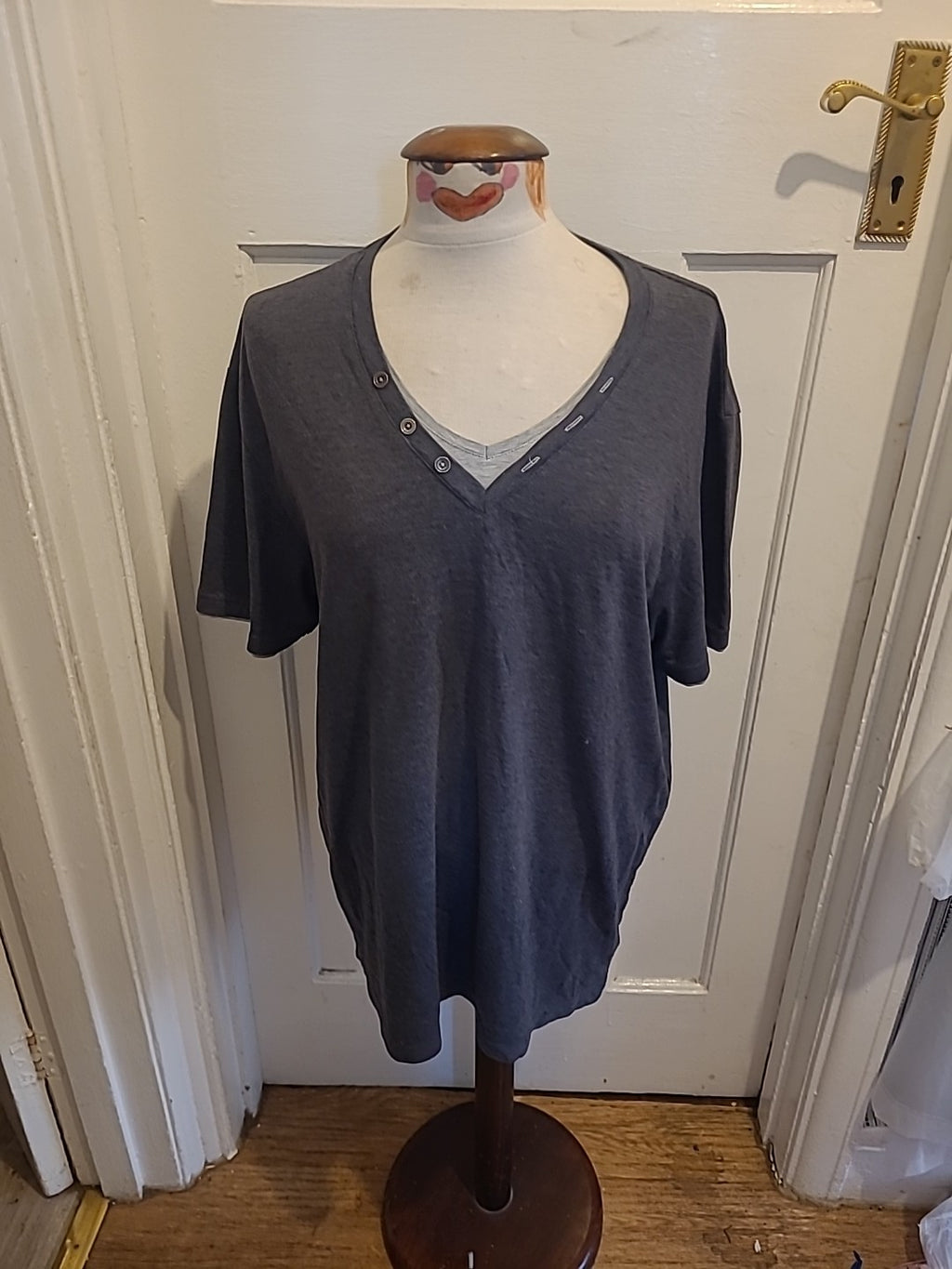 Mens Next Size XL Dark Grey Short Sleeved Tshirt