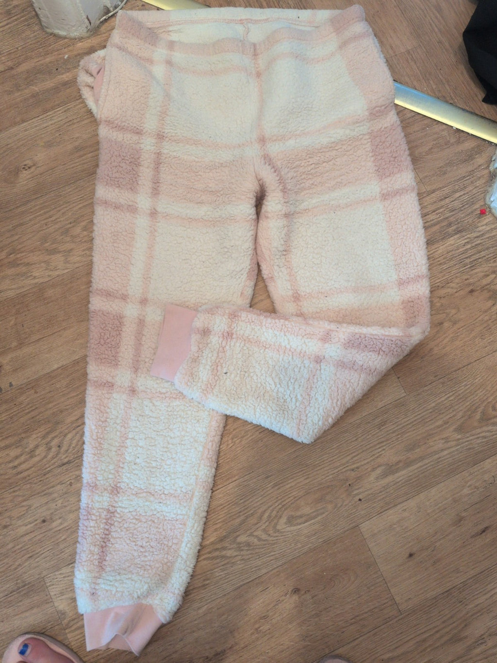 George 16-18 Pink And White Warm Pyjama Bottoms