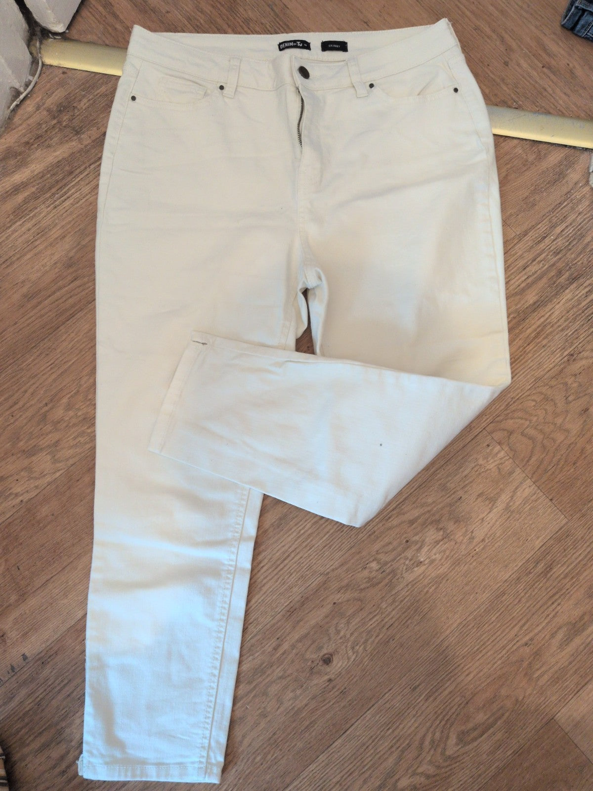 TU Denim 14 White Skinny Jeans
