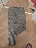 M&S Collection 10 Grey And White Diamond Pattern Trousers