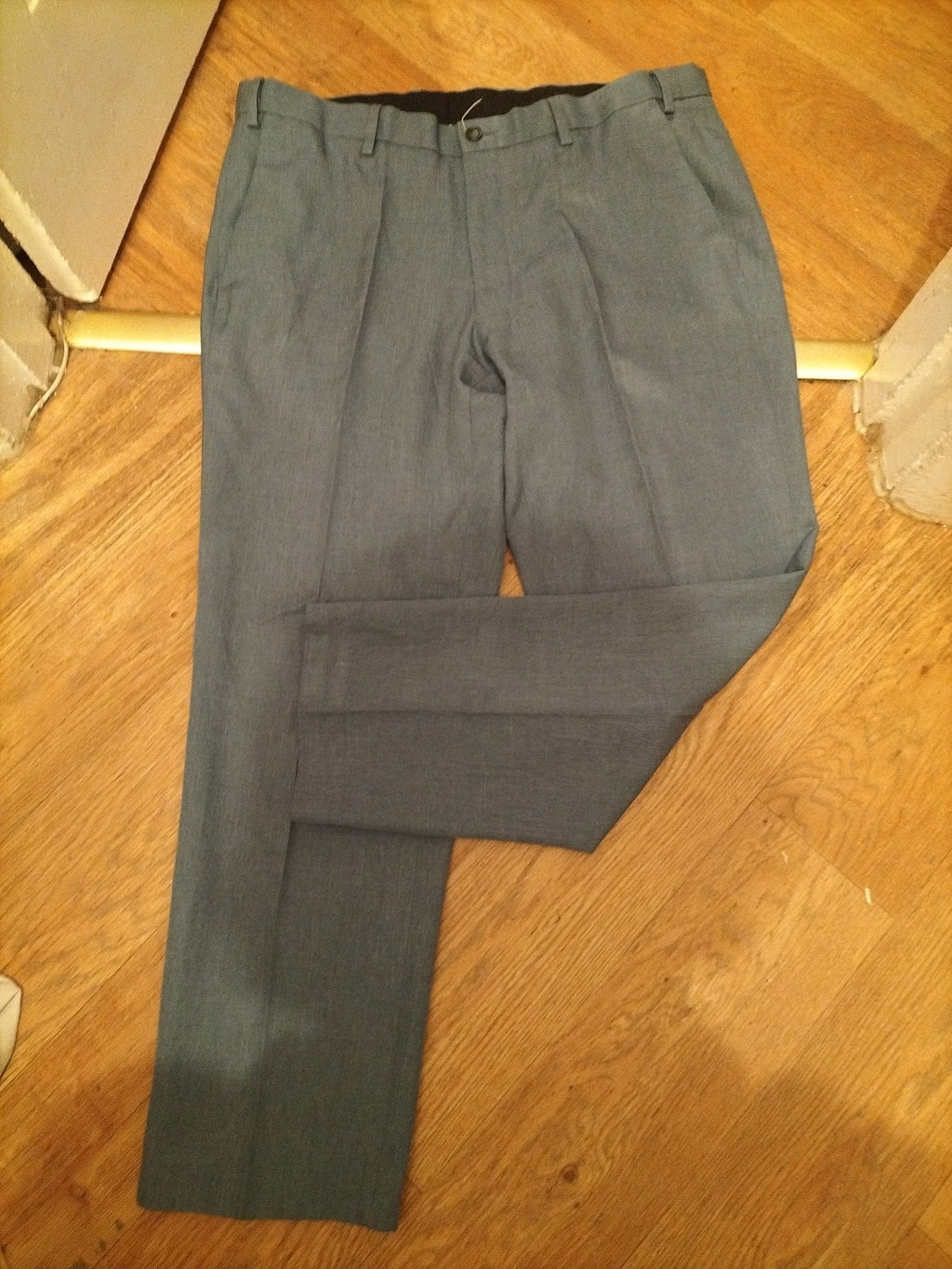 Mens M&S Size 38 Short 29 Leg Denim Colour Trousers