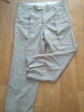 Mens Widax Size 36L Light Khaki Trousers