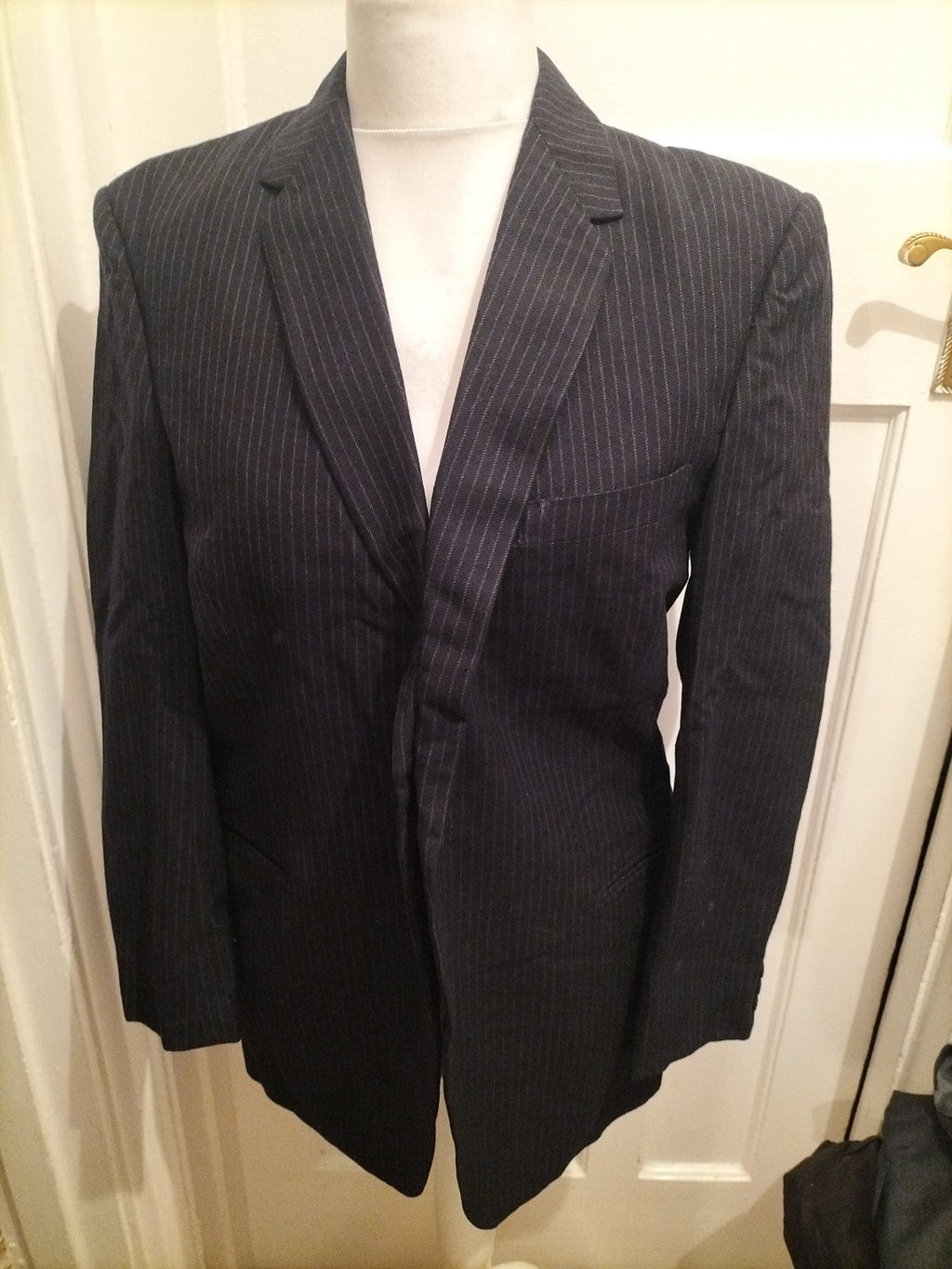 Mens Hodges Size Large Pinstripe Suit Jacket