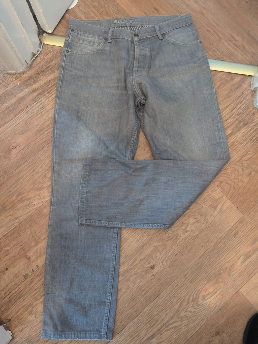 Autograph 34/33 Grey Slim Fit Jeans