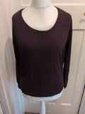 Next 10 Deep Purple Fleck Long Sleeve Jumper