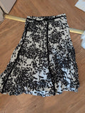 Maine New England 10 Black And White Midi-long Skirt
