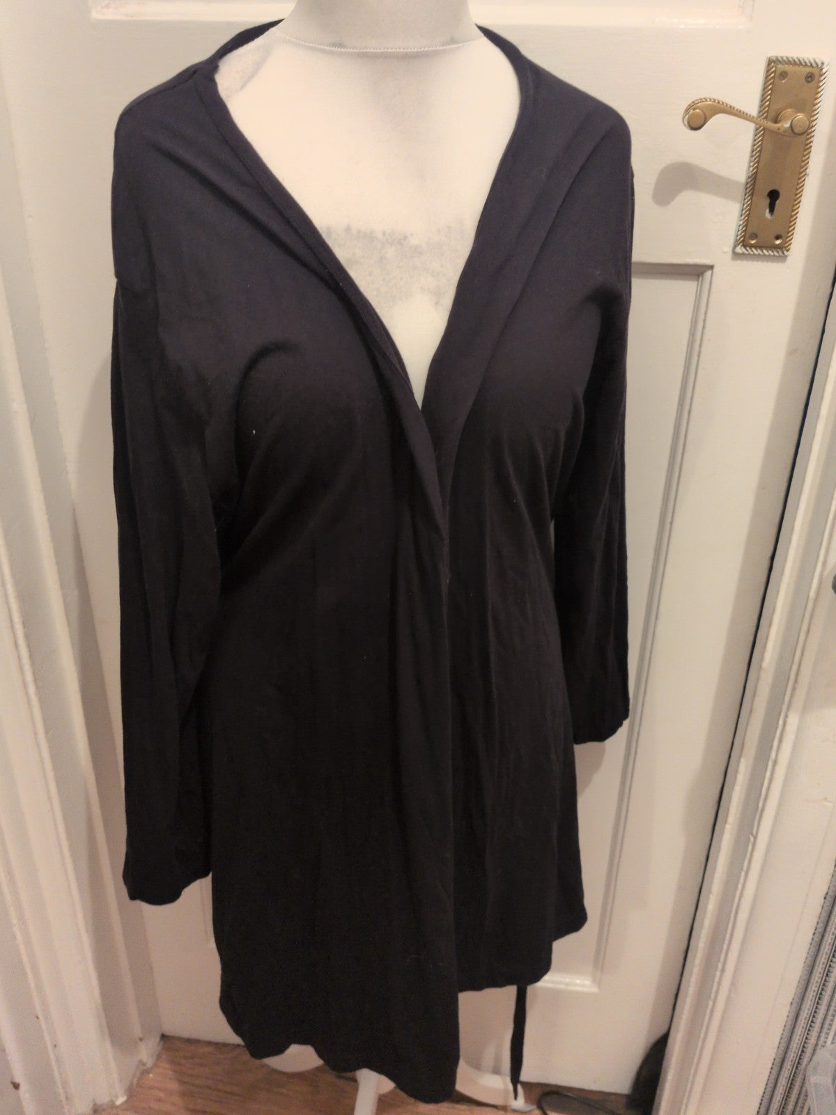 Peacocks 18-20 Black Robe Gown
