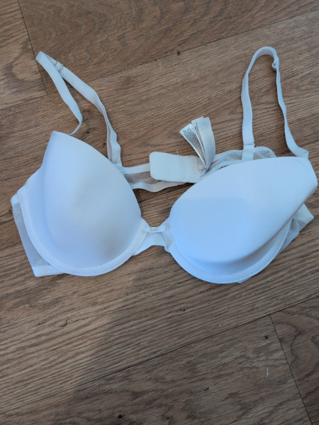 Primark 32b White Padded And Wired Bra