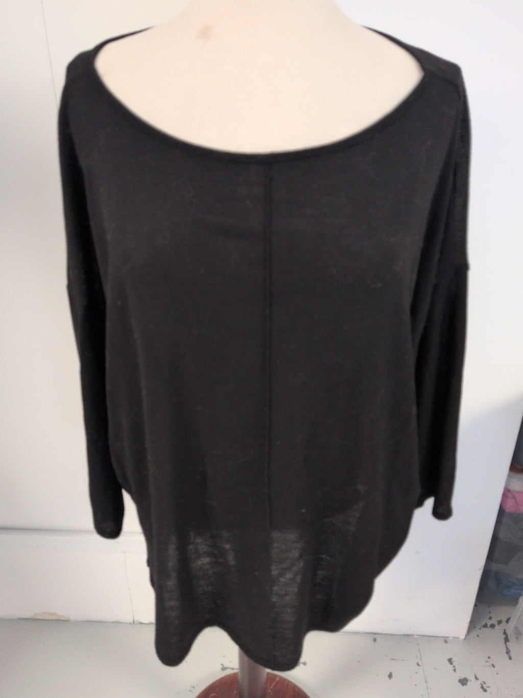 George 20 Black Long Sleeve Blouse