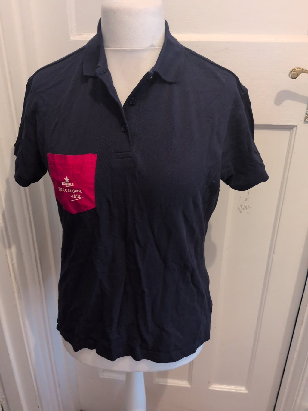 Estrella Large Navy Short Sleeve Polo