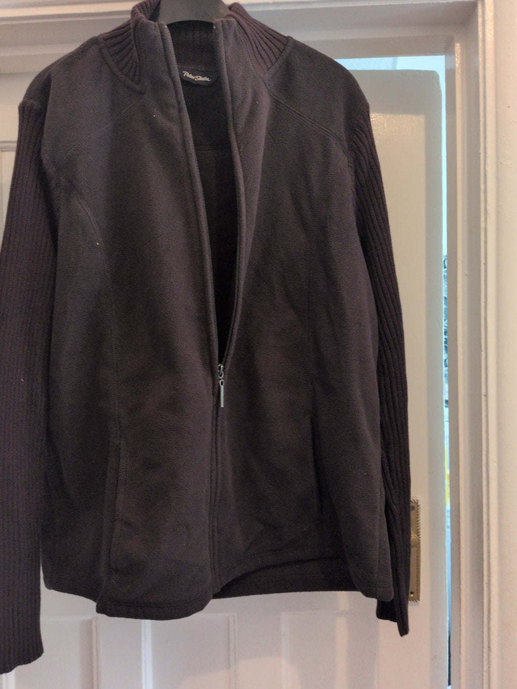 Peter Storm Medium Dark Brown Full Zip Jumper