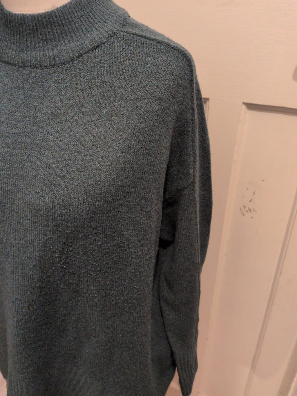 Ladies George Size Medium Teal Pullover Jumper