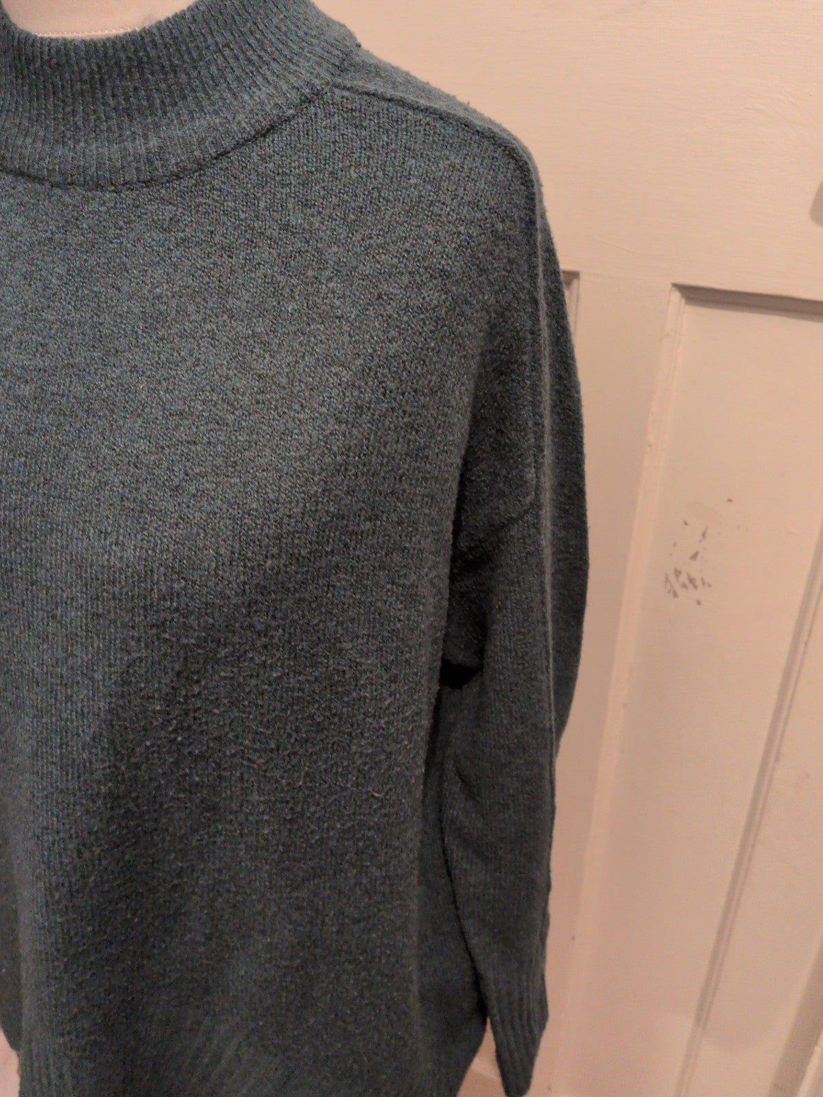 Ladies George Size Medium Teal Pullover Jumper