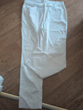 Marks And Spencer 16R Straight Denim Jeans White(Small Mark On Crutch, Looks Li
