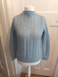 Papaya Small Blue Knit Long Sleeve Pullover Jumper