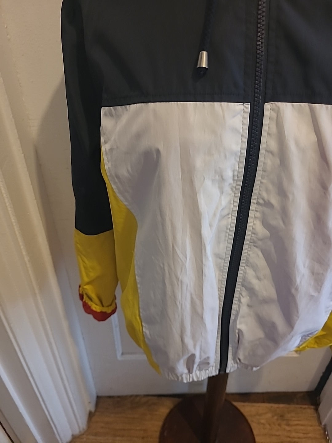 Ladies Topshop Size Small Multi Raincoat Zip Through