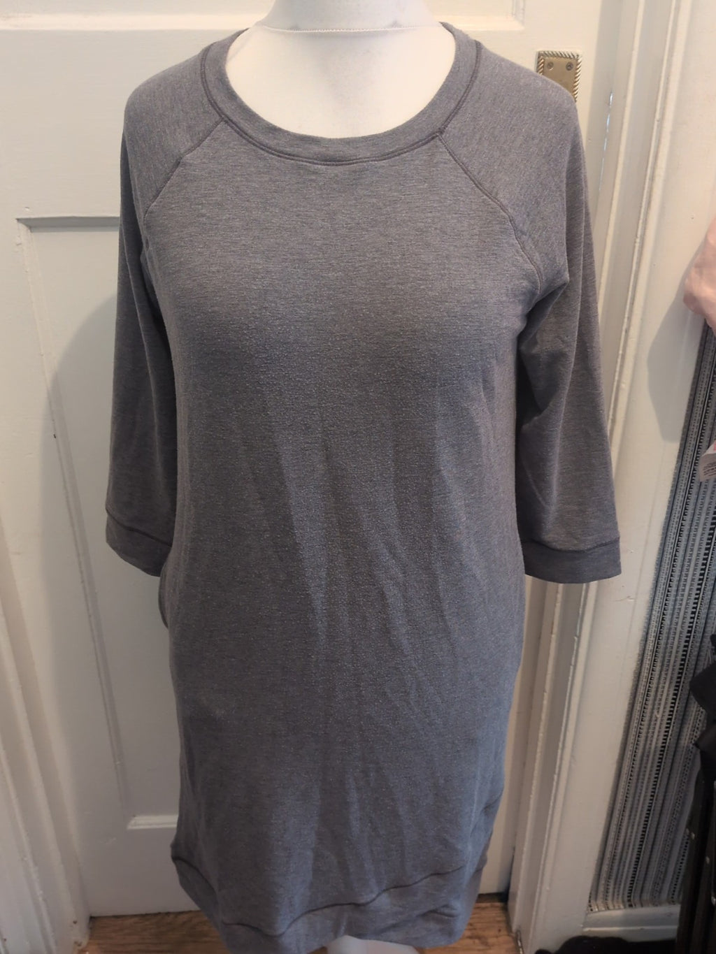 Cuddi Duds Comfort Wear Large Grey Dress