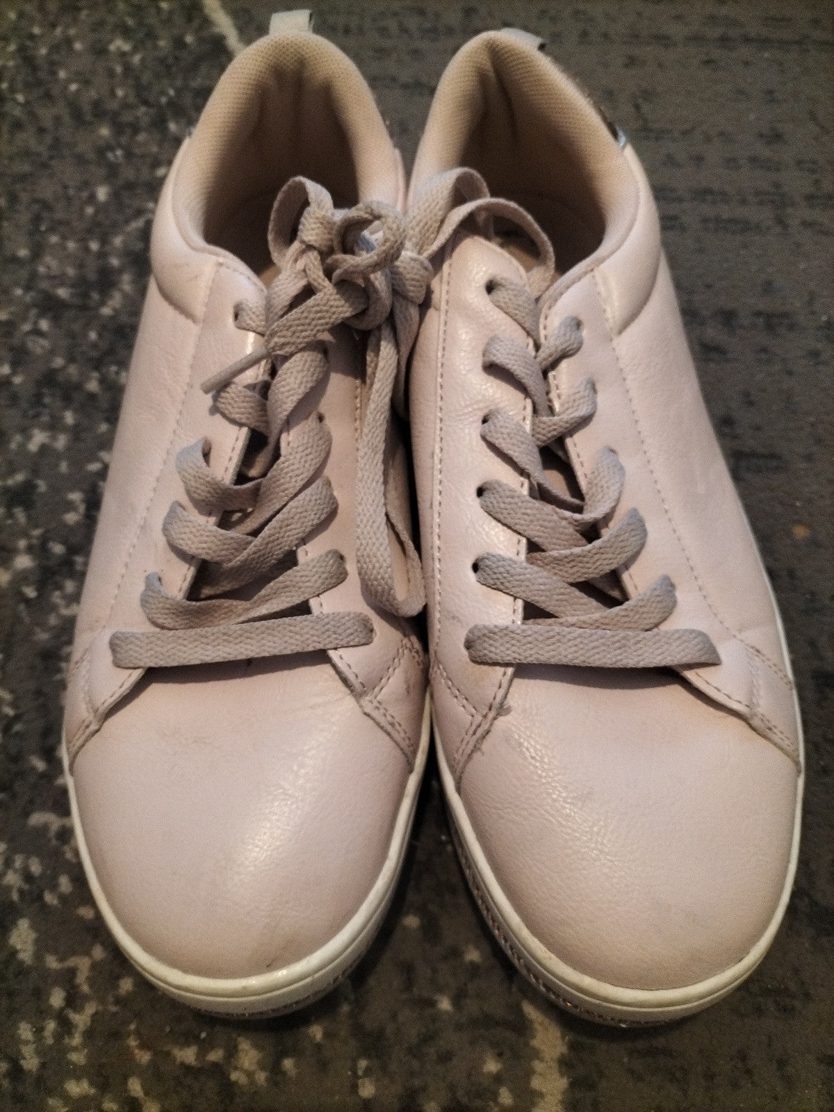 Ladies Primark Size 6 Pale Pink Lace Up Trainers