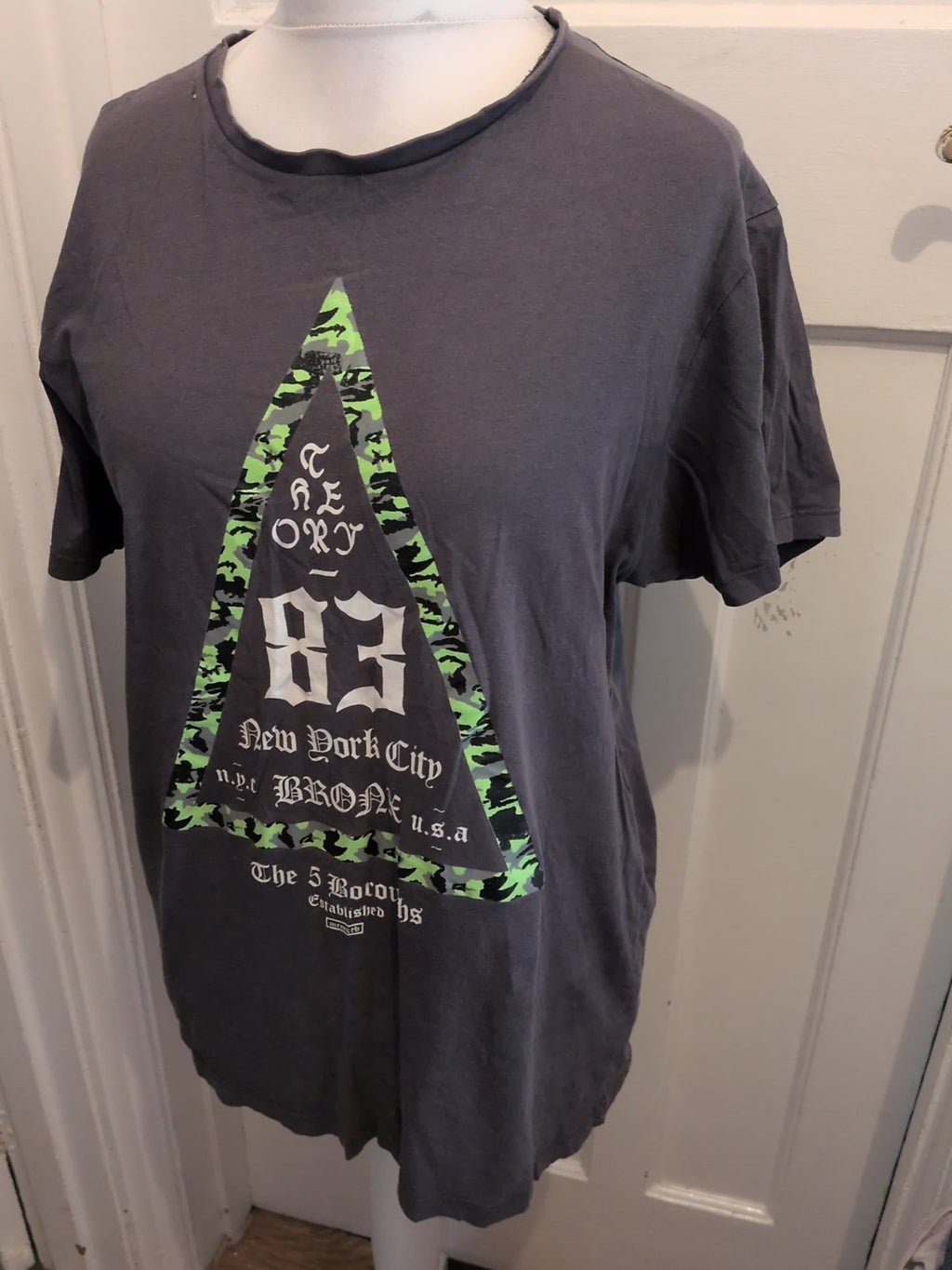 Cedarwood State XL Dark Grey Print Short Sleeve T-shirt