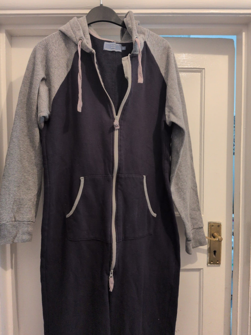 John Lewis Small Navy And Grey All On One Pyjama