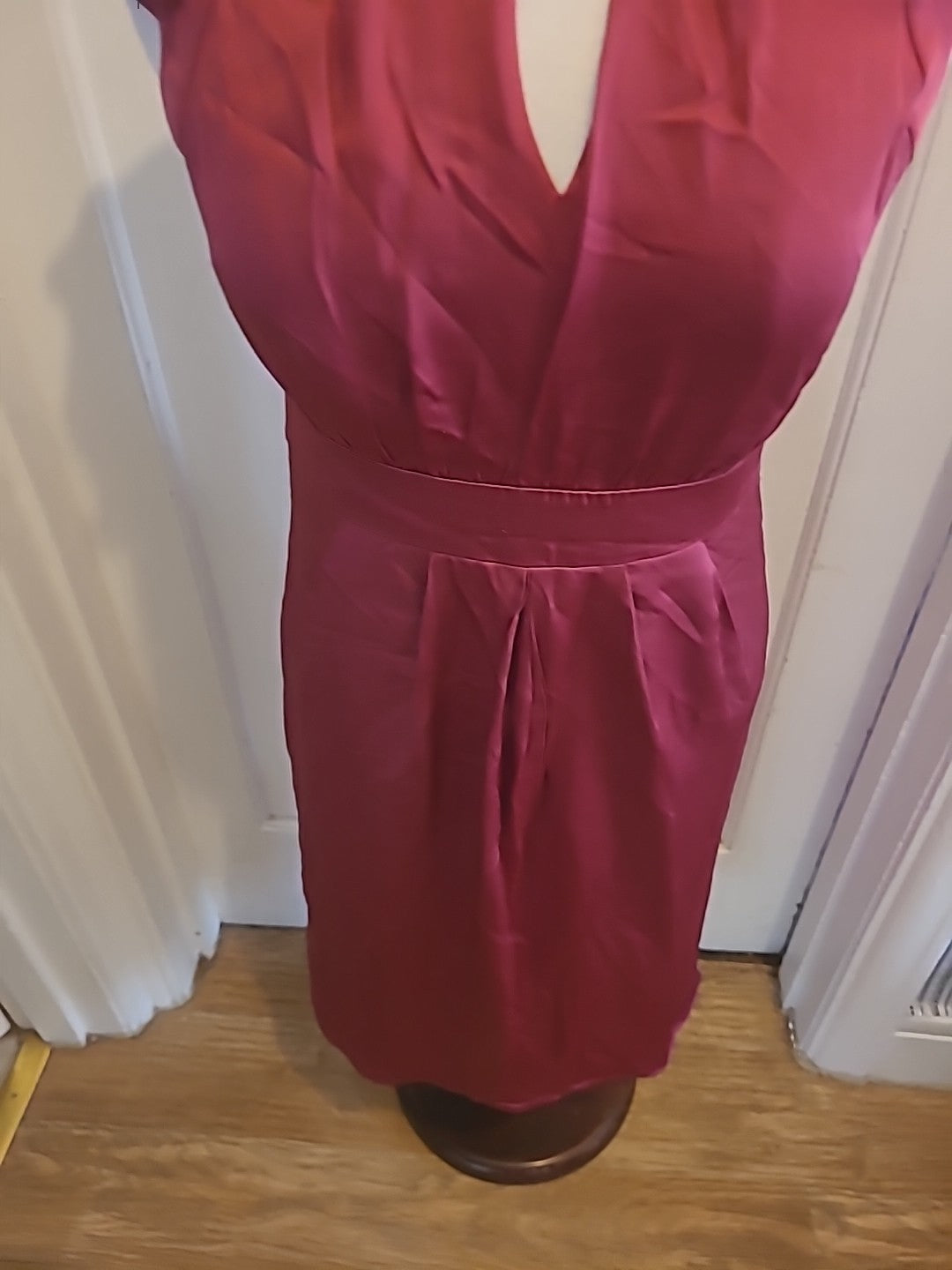 Ladies Size 10 Purple Short Sleeved Dress