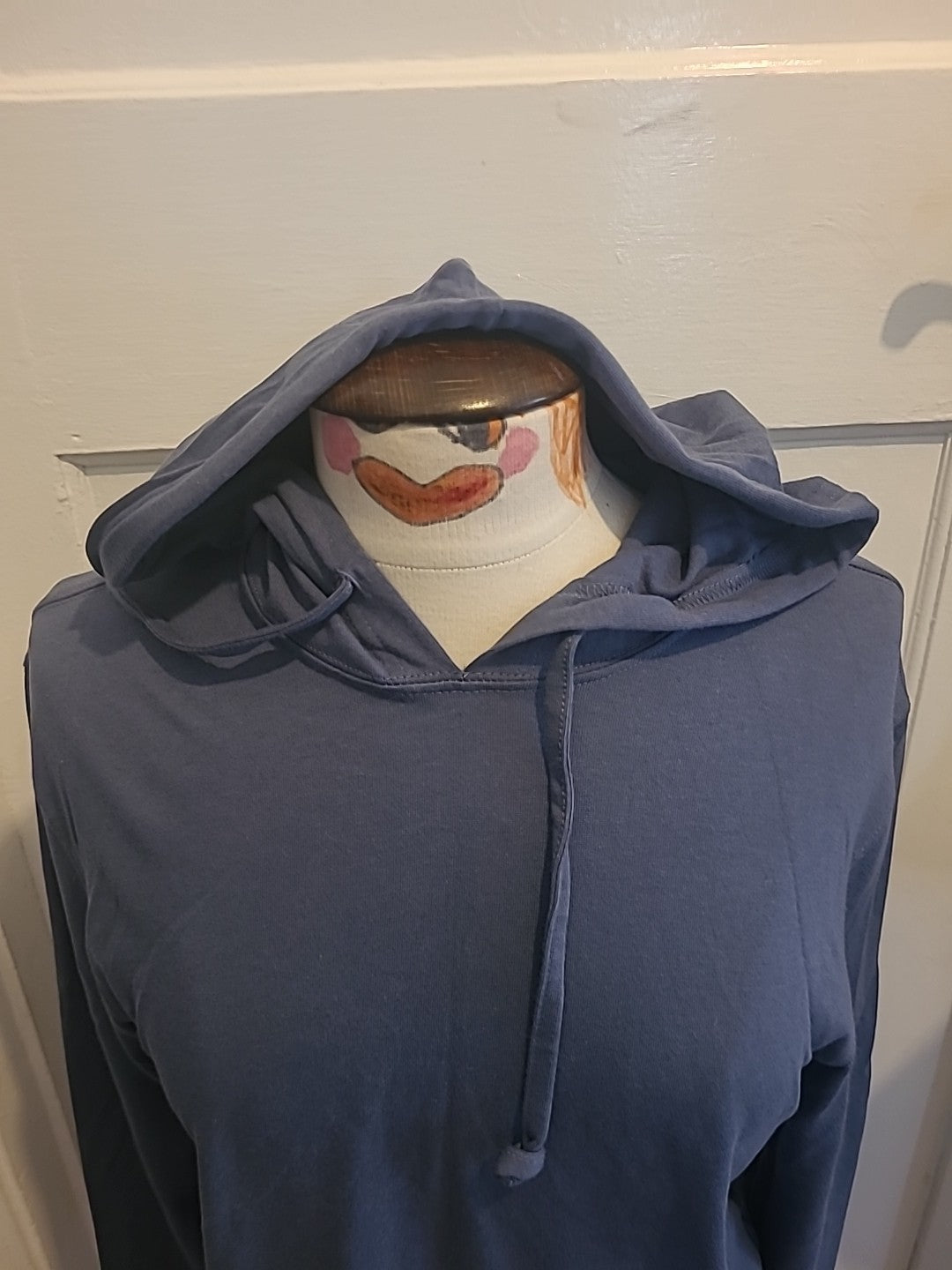 Mens Goodthreads Size Medium Pastel Blue Long Sleeved Hoodie