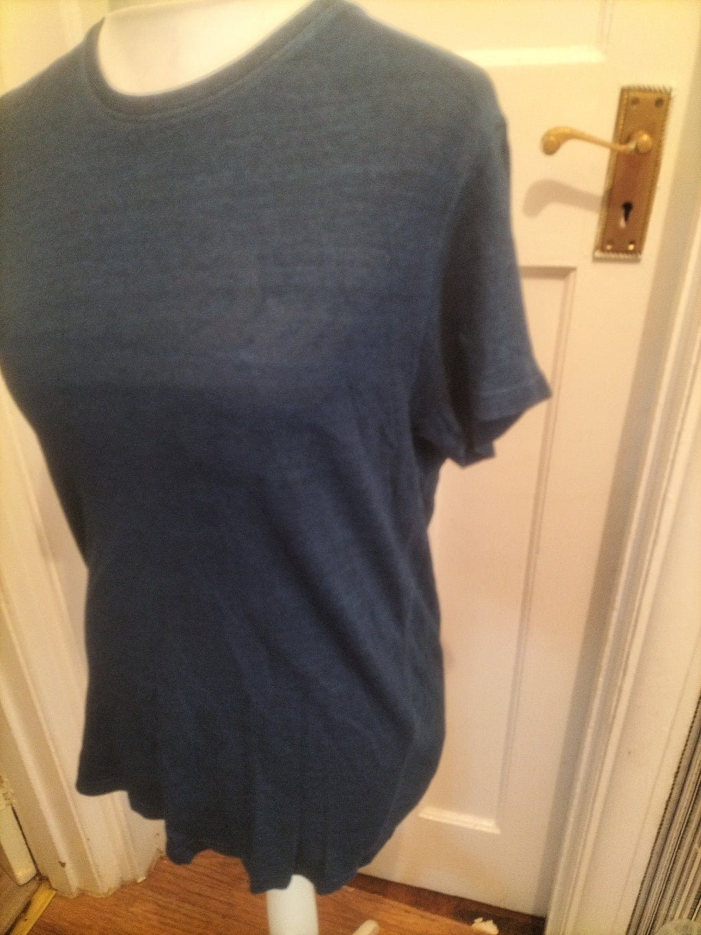 Mens Superdry Size L Blue Navy Short Sleeved Tshirt