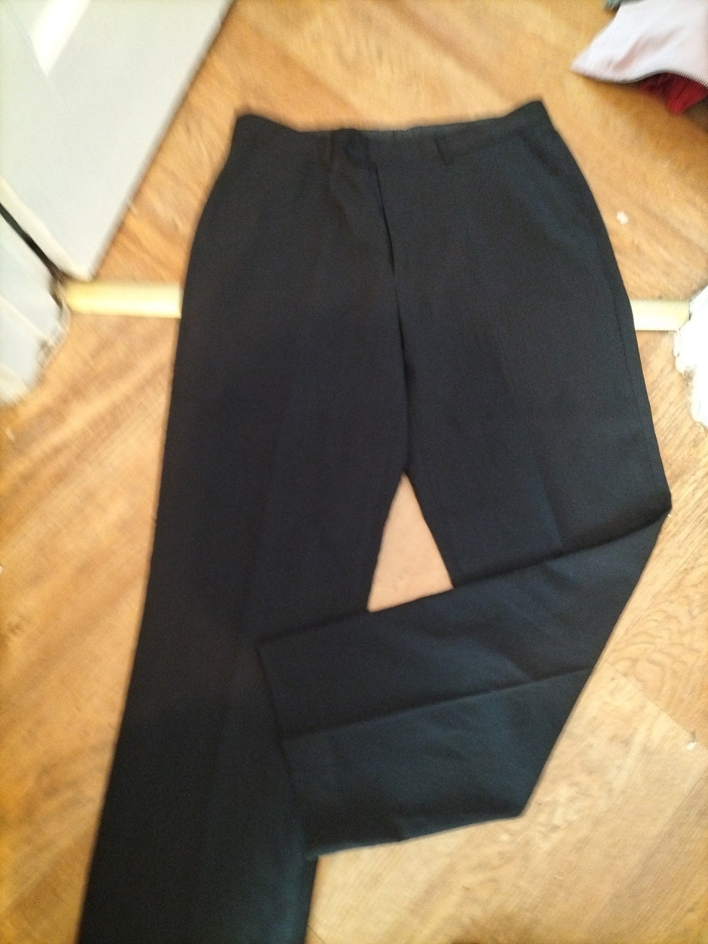 San Luca 34R Black Smart Trousers
