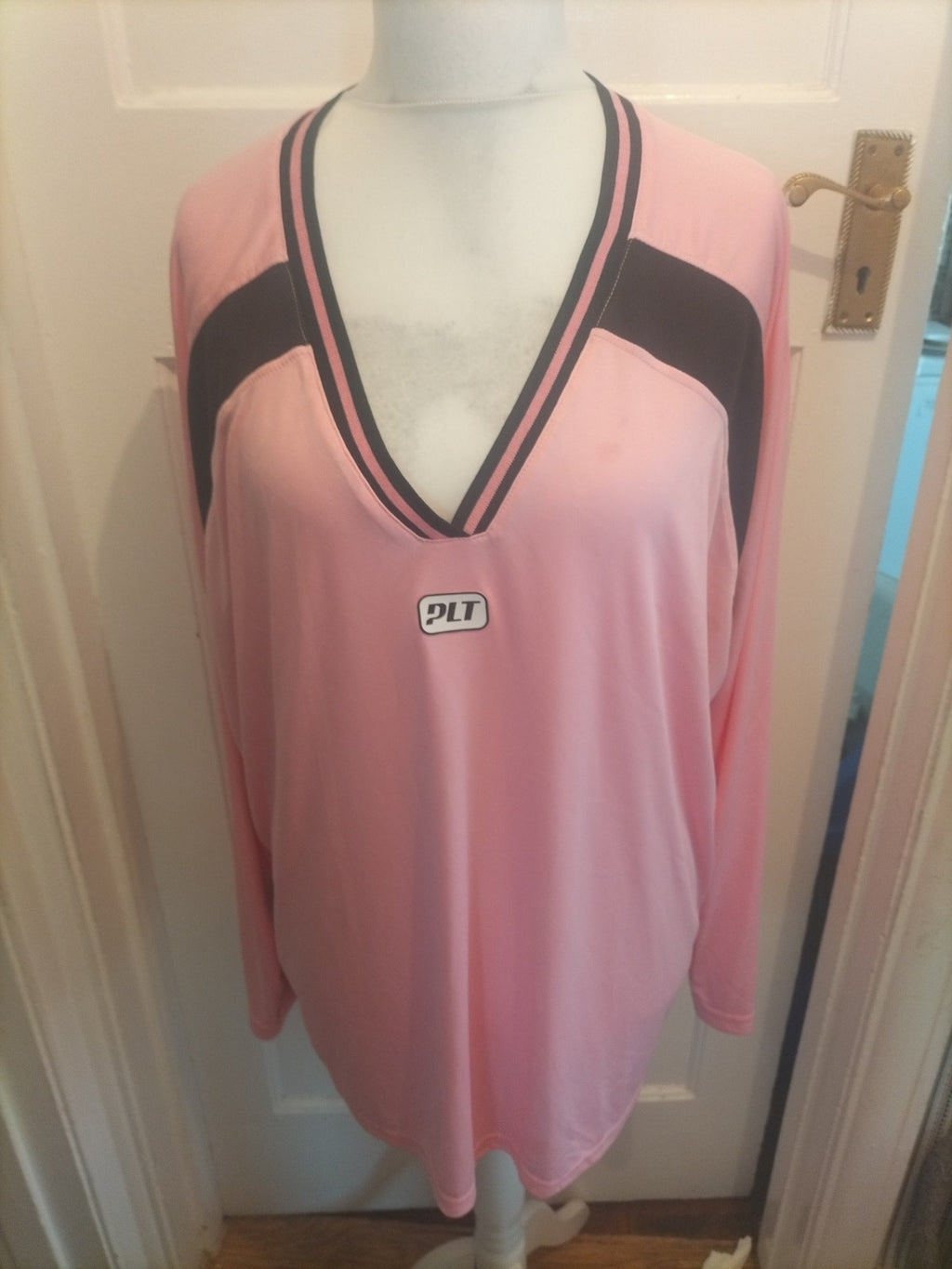 Mens PLT Size XL Pink Long Sleeve T-shirt