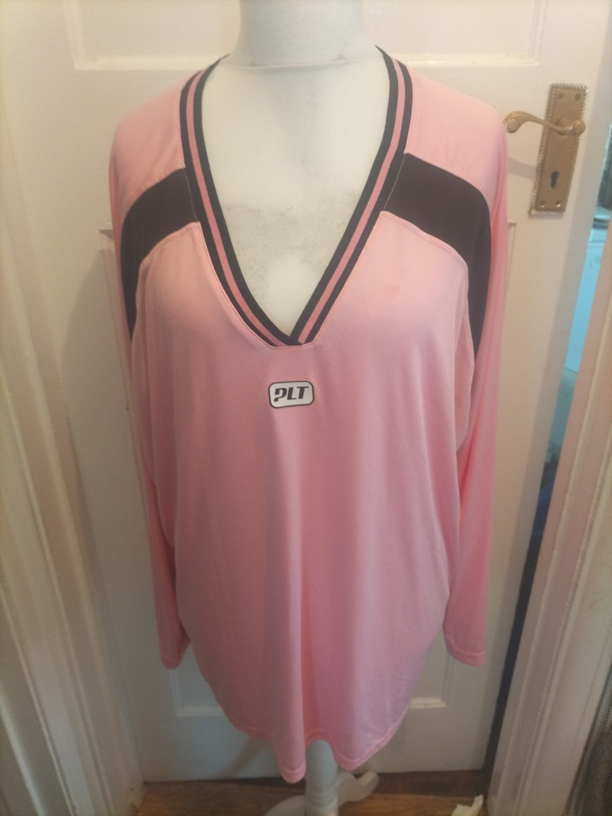 Mens PLT Size XL Pink Long Sleeve T-shirt