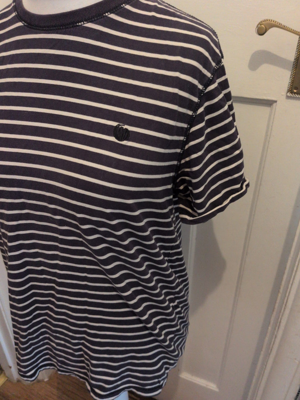 Fat face Medium Navy Stripe Short Sleeve T-shirt