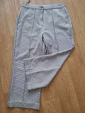 Ladies Primark Size 14 Black/White/Grey Patterned Trousers
