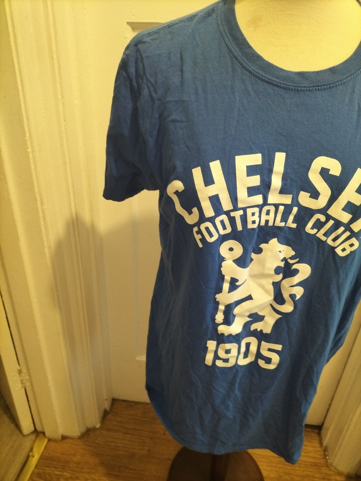 Mens Unbranded Size Large Blue Football Tshirt