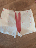 George 12-14 Cream And Pink Star Pyjama Shorts