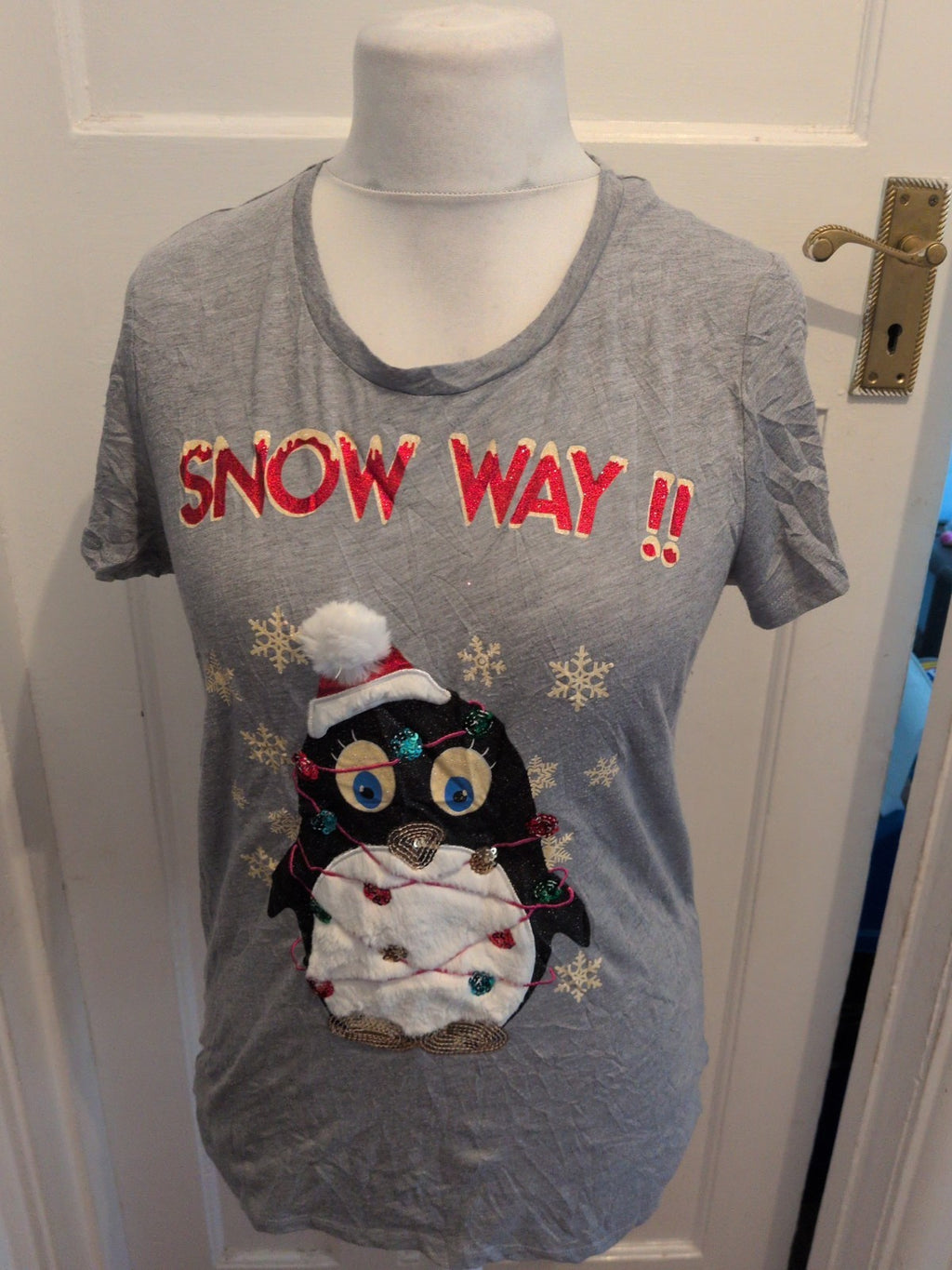 George Medium Penguin Christmas T-shirt