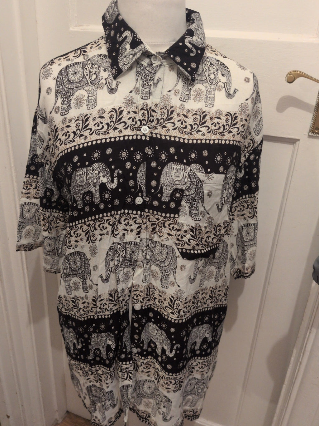 3XL Elephant Short Sleeve Shirt