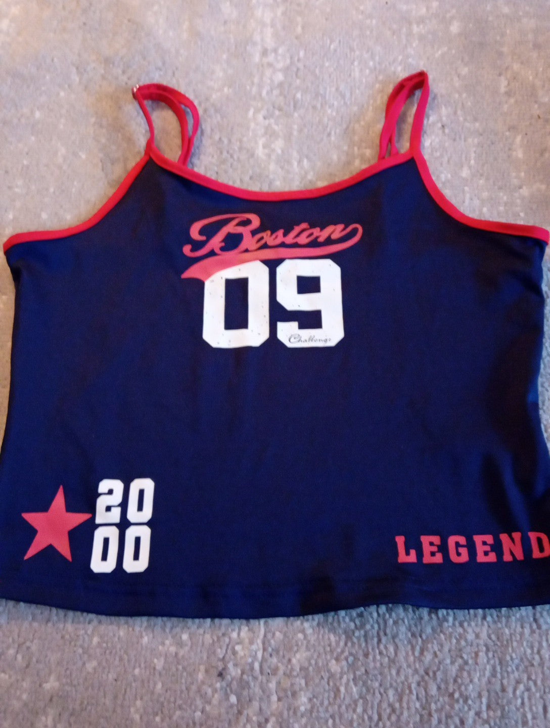 Girls Sleeveless Top Age 14 Years Shein Navy/red/white