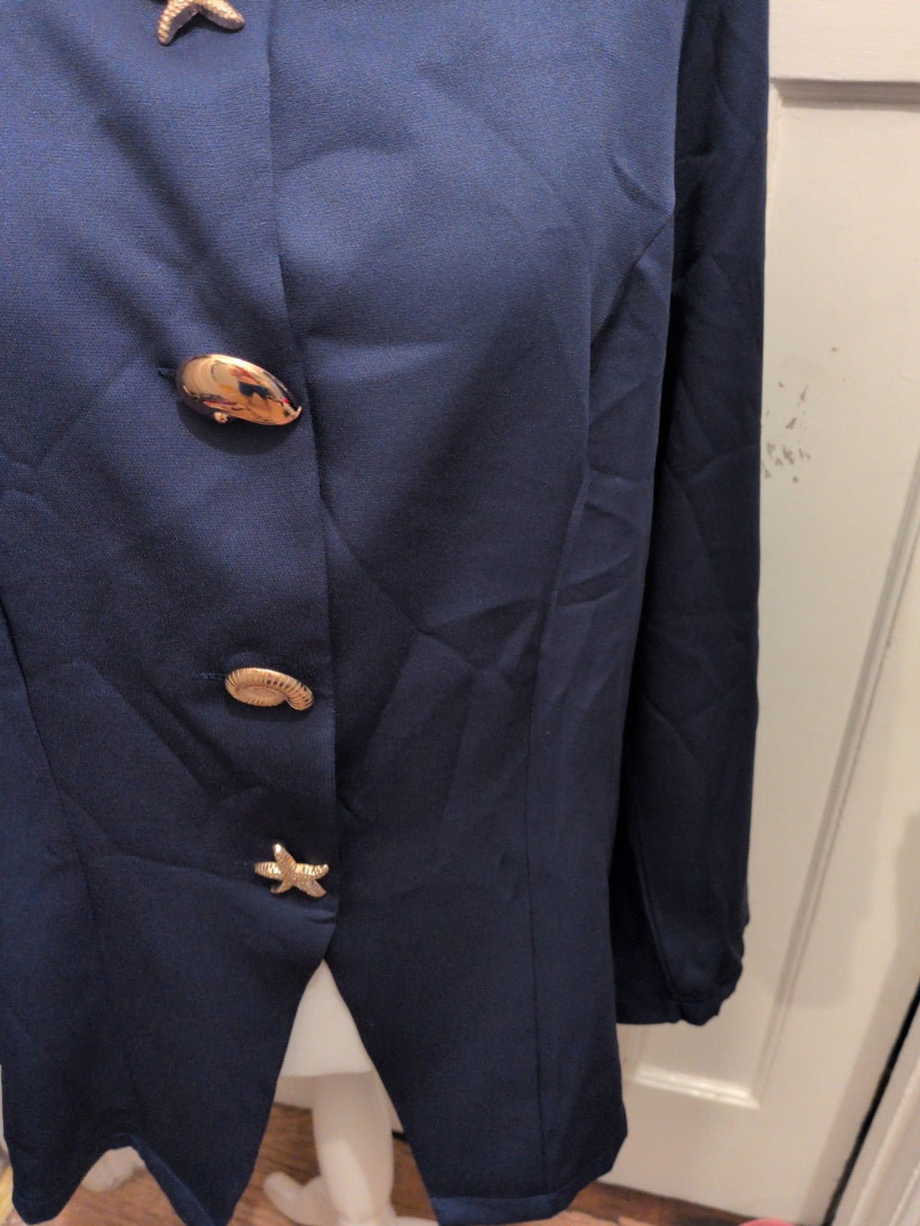 Shein 3xl Sea Creatures Buttons Long Sleeve Blouse