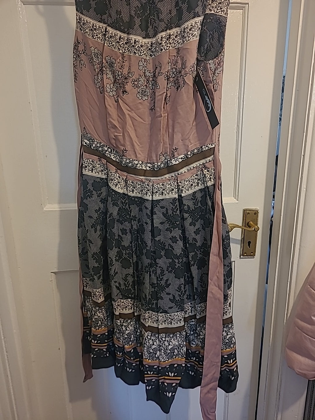 Ladies Blue Chameleon Size Medium Sleeveless Dress