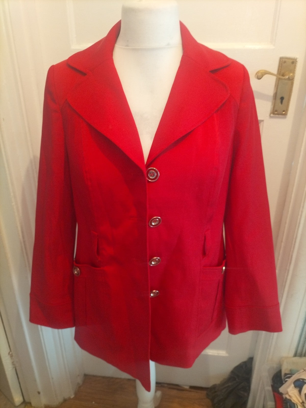 BHS 14 Red Lined Jacket Immaculate