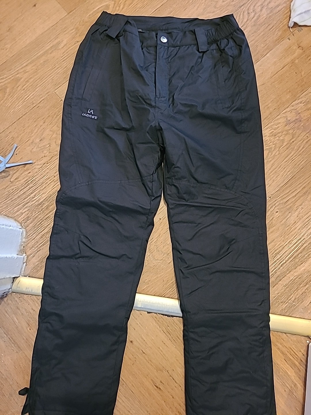Mens La Laonge Size XL Black Snow Trousers