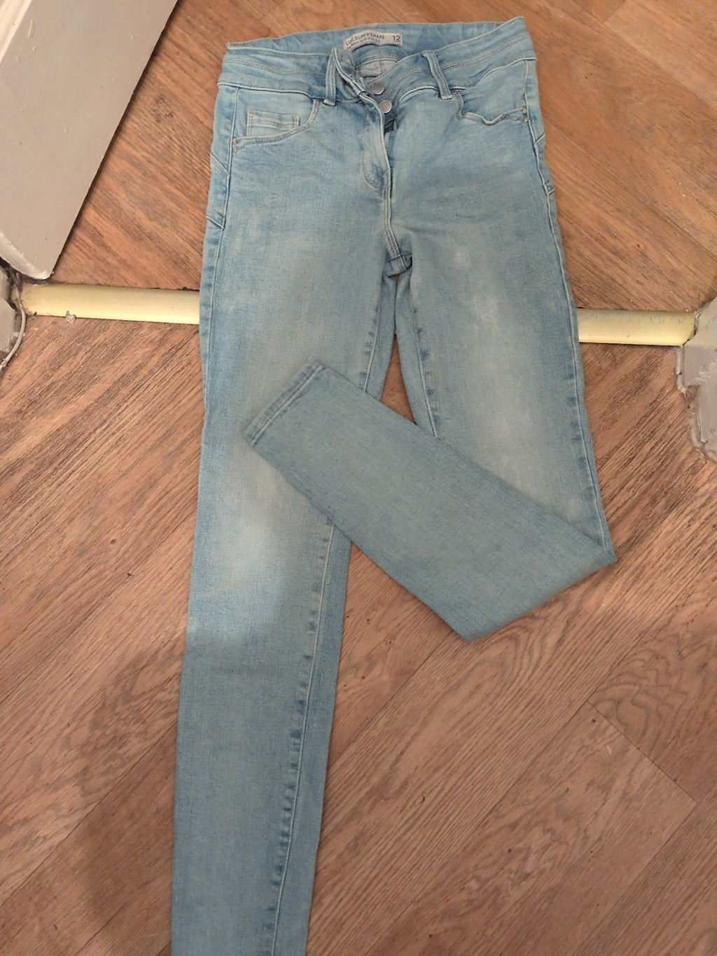 Next 12 Long Skinny High Rise Shape Lift Slim Jeans