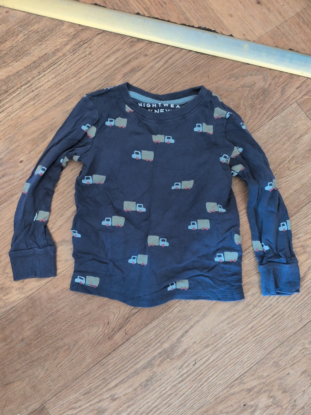 Next 2-3 Years Boys Lorry Pyjama Top